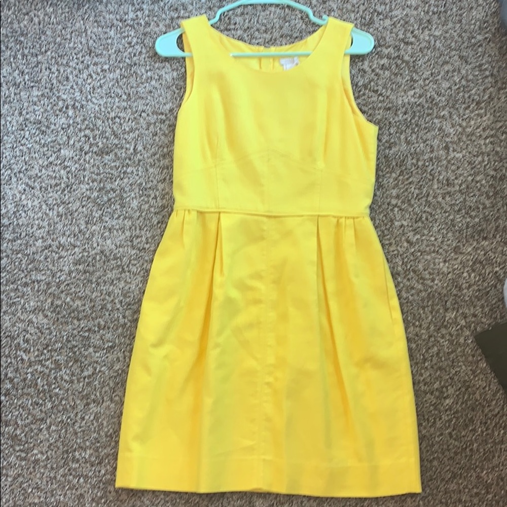 J Crew Yellow Dress
